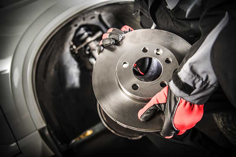 brake job rotor turning